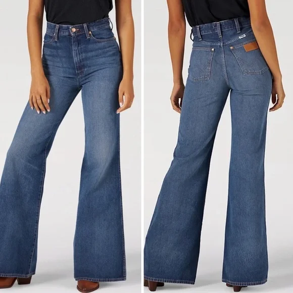 Wrangler Wanderer 622 High Rise Flare jeans size 33x30 - Picture 2 of 15